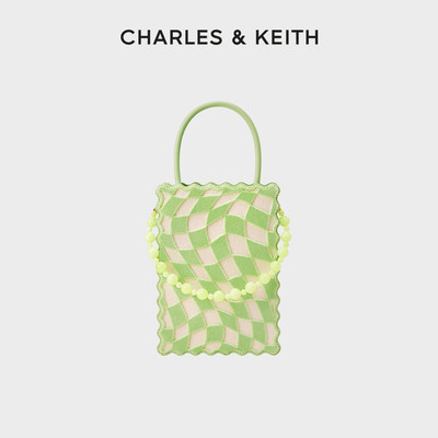 棋盘格手提斜挎包CHARLES&KEITH