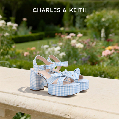 蝴蝶结厚底高跟鞋CHARLES&KEITH