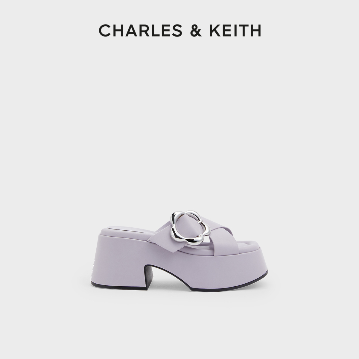 夏季一字拖CHARLES&KEITH