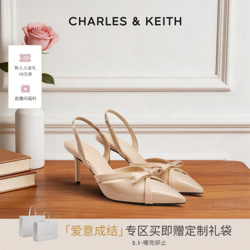 时尚尖头高跟凉鞋CHARLES&KEITH