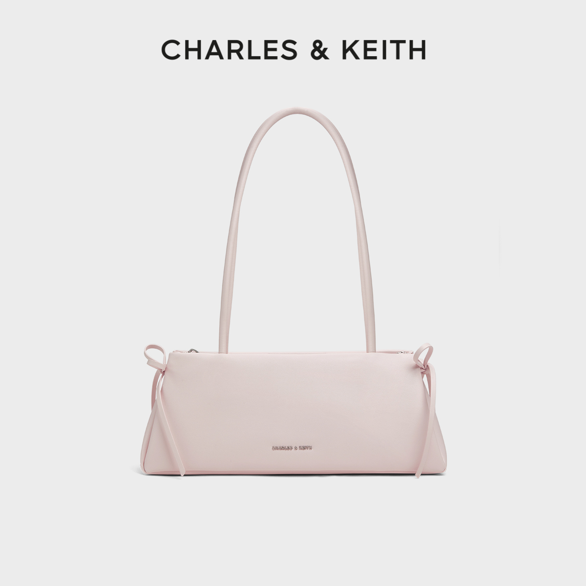 立体蝴蝶结 复古法棍包