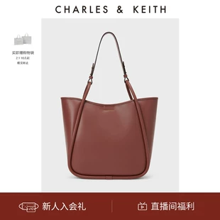 30781867 CHARLES＆KEITH春季 女包CK2 1柔软大容量子母单肩托特包