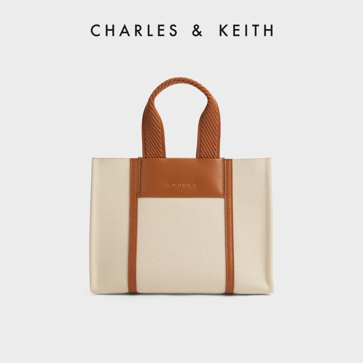 CHARLES&KEITH23秋冬新款CK2-31220029柔软大容量手提托特包女包