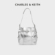 CK2 CHARLES&KEITH25秋季 新款 10782545简约通勤大容量水桶包女包