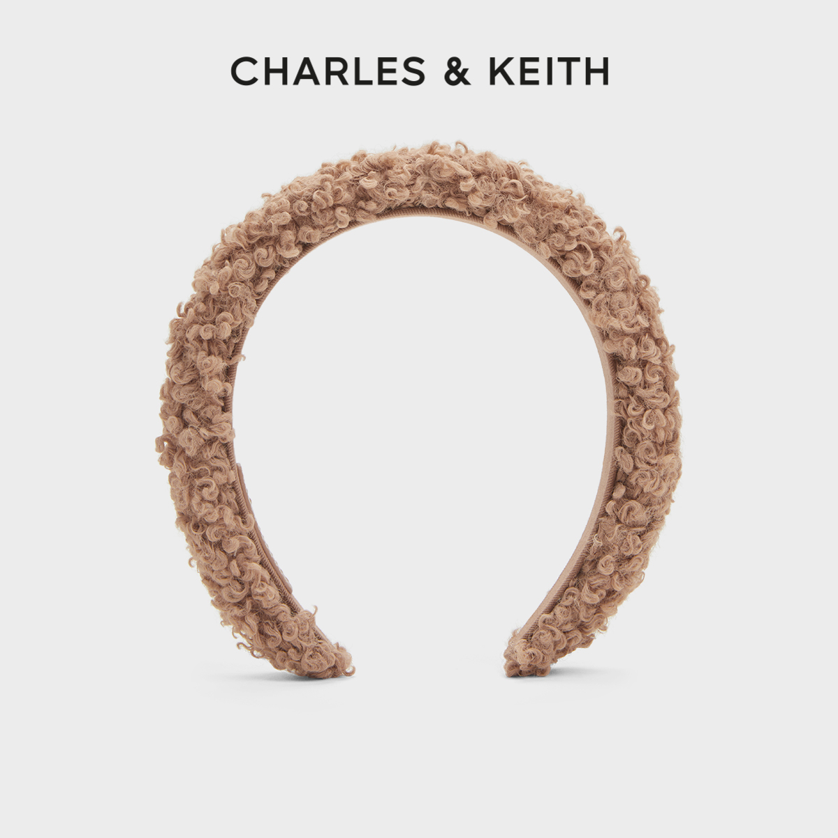 CHARLESKEITH摇粒绒宽边发箍