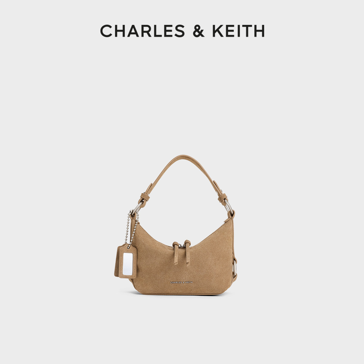 绒面多背法手提包CHARLES&KEITH图片