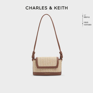 【母亲节礼物】CHARLES&KEITH新款CK2-20271345绳结式斜挎帆布包
