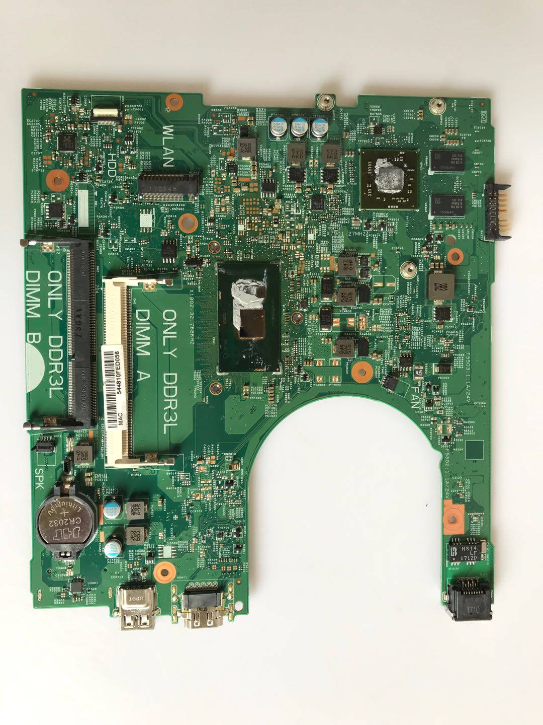 dell/戴尔 灵越3468 3568  主板 i5 独立14236 -1 0dyxnc 0w3238