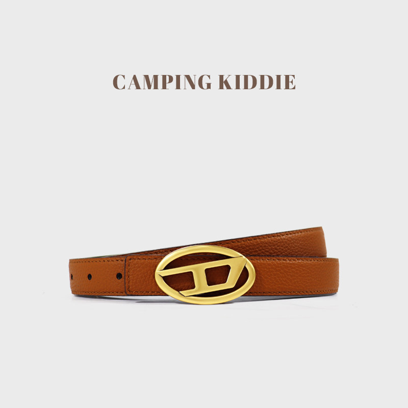 CAMPINGKIDDIE头层牛皮皮带