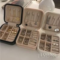 Jewelry Organizer Display Travel Jewelry Case Boxes Portabl