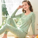 Термобелье, хлопковые штаны, комплект для школьников, хлопковый тонкий свитер, удерживающее тепло нижнее белье, облегающий крой