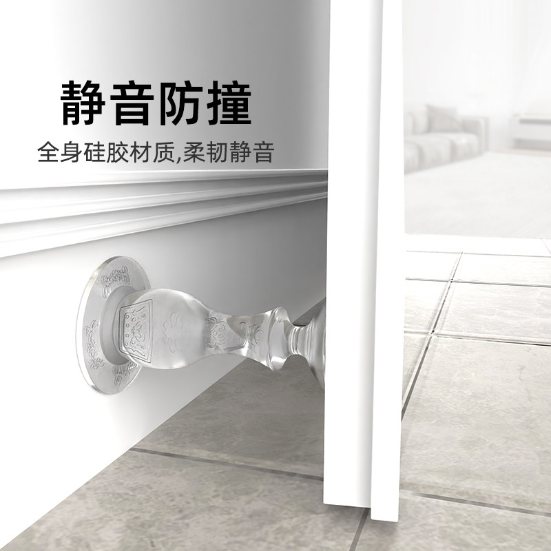 防撞门挡房门防盗门卧室门吸门后固定橡胶墙吸开门防撞缓冲门阻器