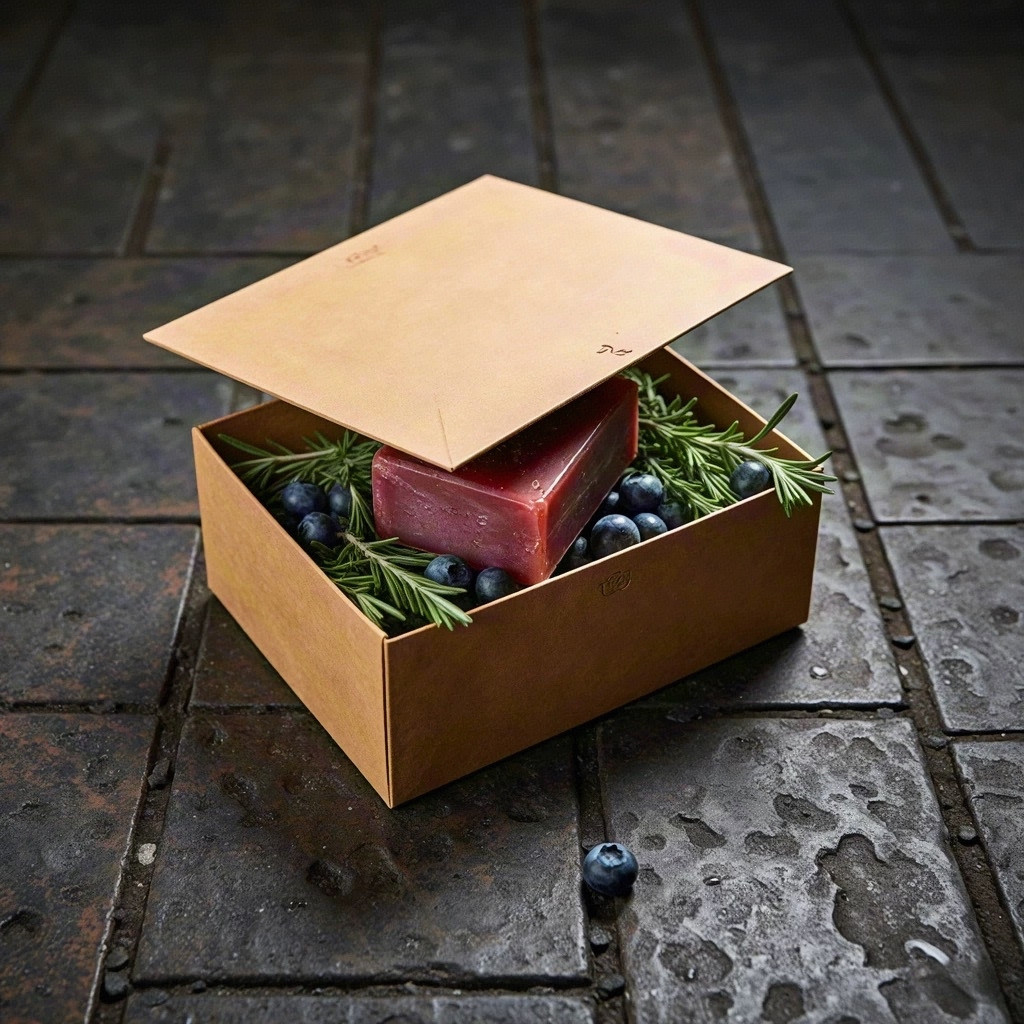 蓝莓百里香手工皂ph7婴儿敏感肌专用洗脸皂滋养温和不刺激洁面皂