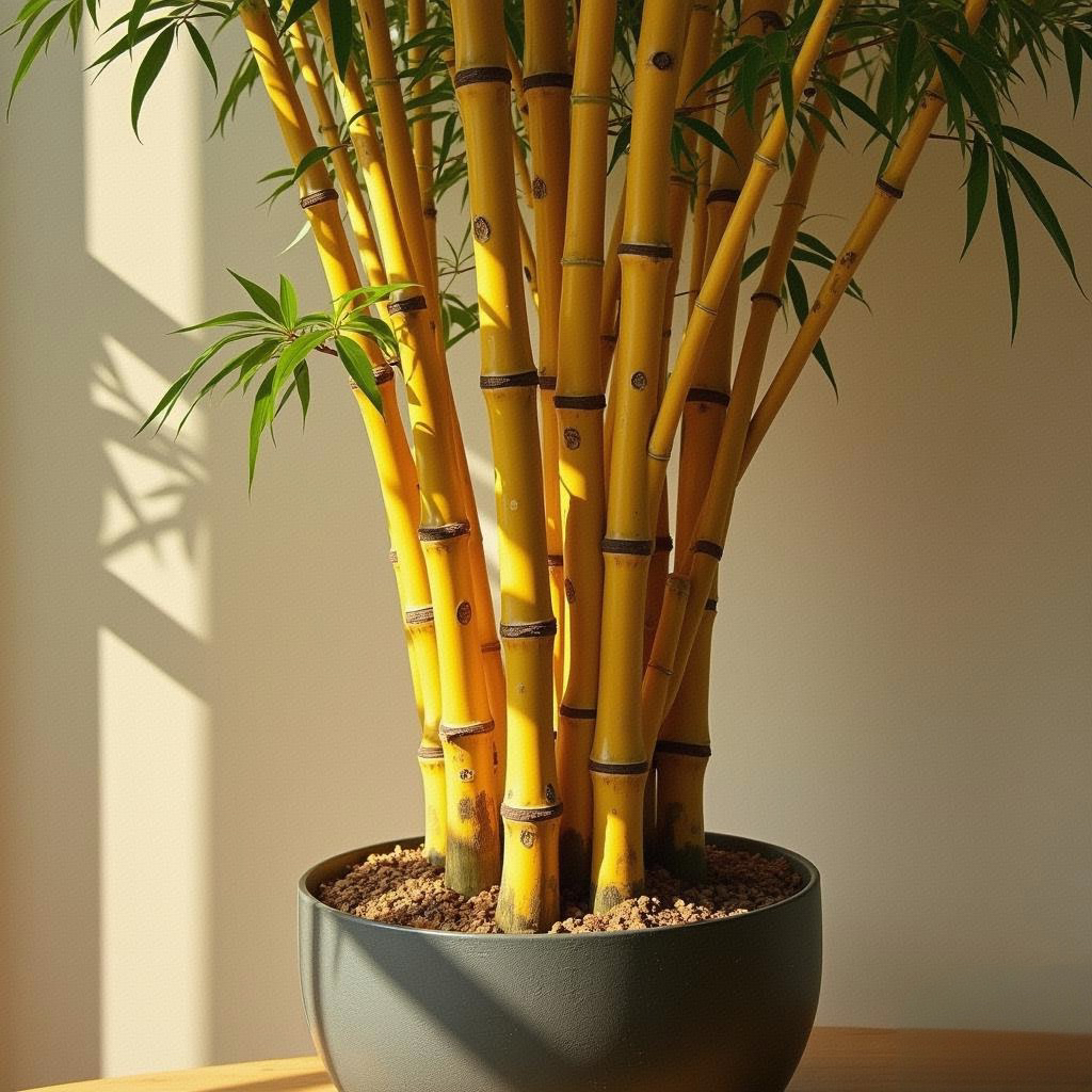 黄金竹子苗矮化客厅真活竹子大盆栽招财竹绿植物庭院办公室内名贵