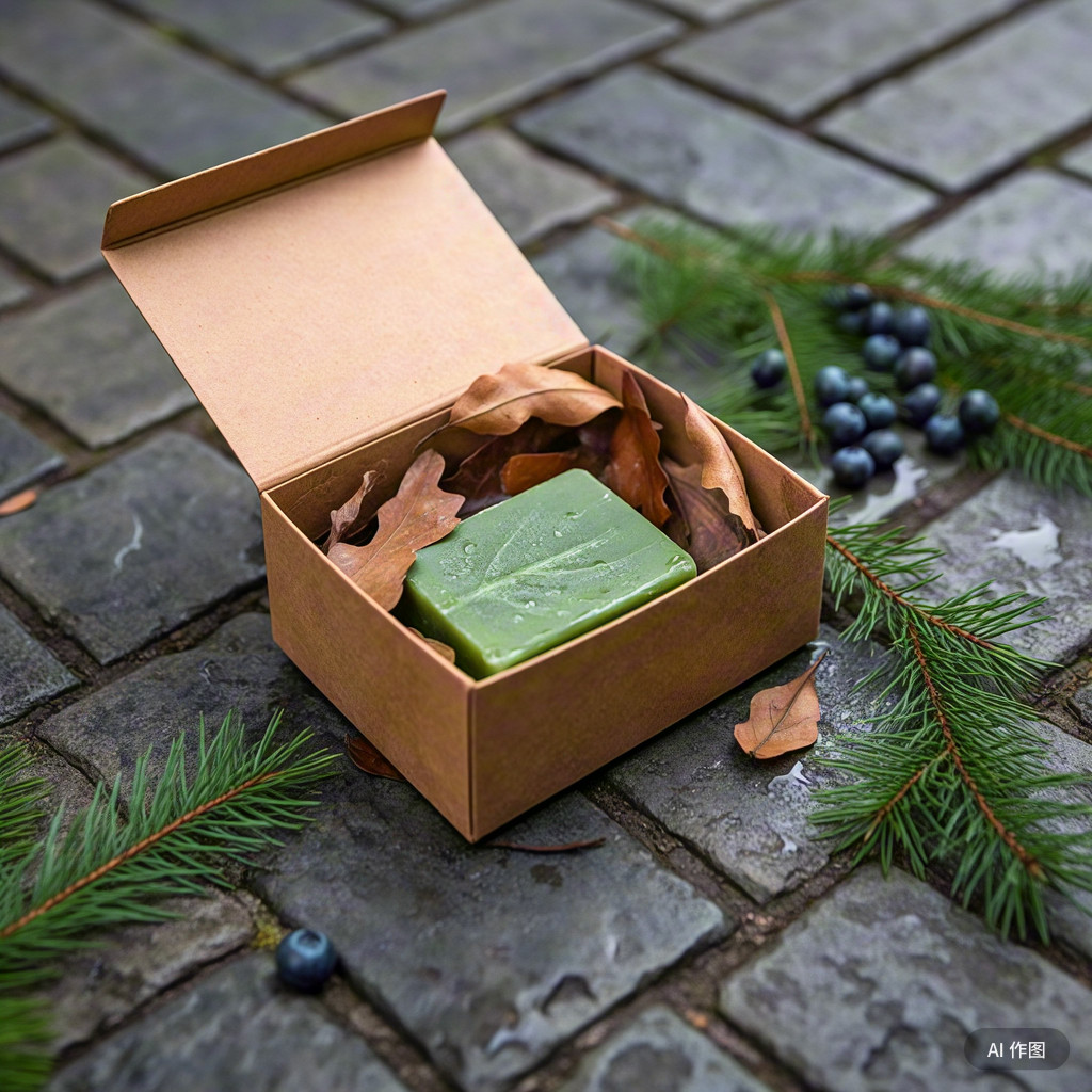 蓝莓雪松手工皂 蓝庄当年老皂ph7 植物天然古法冷制洗脸手发澡