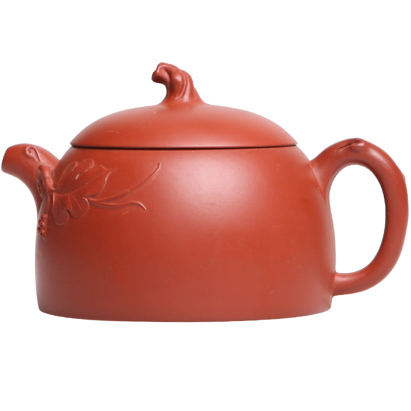 天福茗茶名家戴晓朱泥宜兴葡萄壶