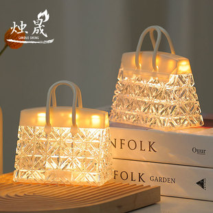 抖音热卖创意摆件小夜灯新款生日伴手礼物氛围灯送闺蜜投影小台灯