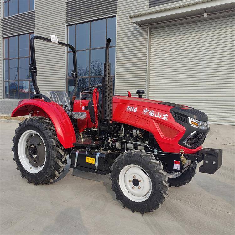 504四缸四轮拖拉机50-100马力后三点悬挂式圆盘犁旋耕机