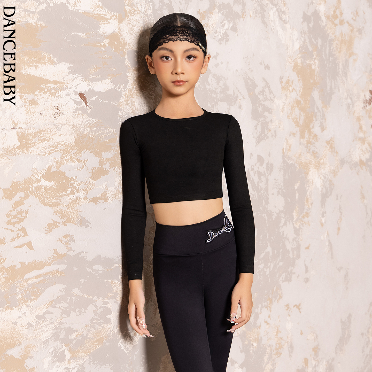 dancebaby拉丁舞修身瑜伽喇叭裤