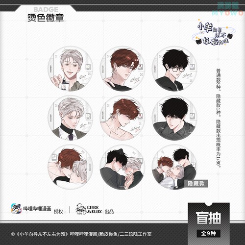 小羊向导从不左右为难徽章盲盒