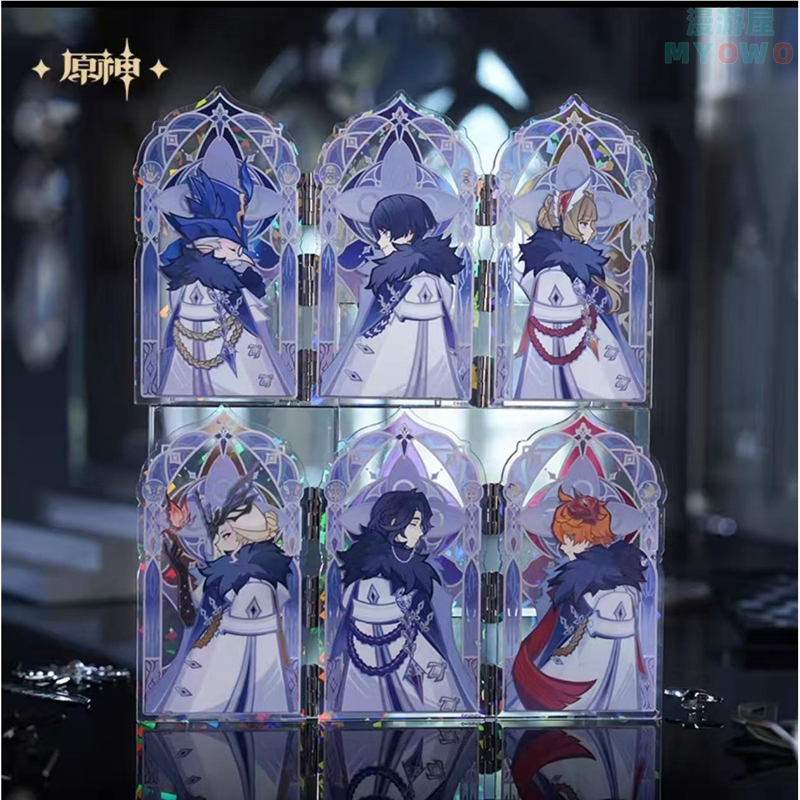 原神吧唧徽章立牌折光牌盲盒