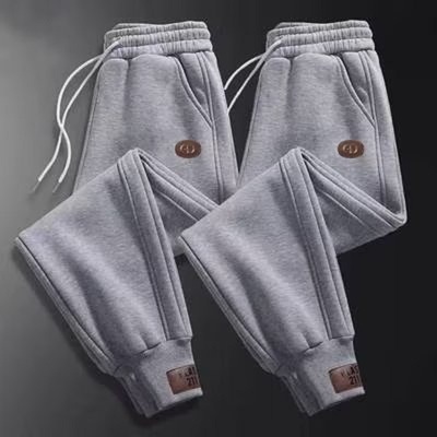 女人干活穿的耐磨耐脏工地卫裤女宽松大码加绒工装运动休闲长裤子