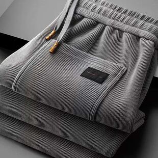 加绒加厚休闲长裤女士秋冬季2025新款美式复古工装束脚灯芯绒裤子