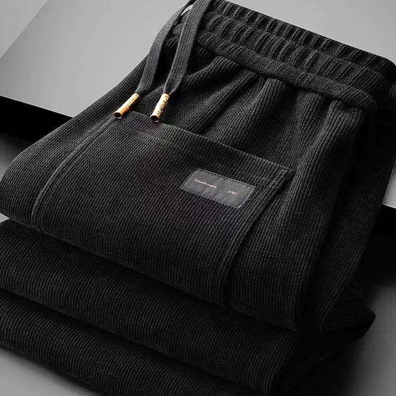 加绒加厚休闲长裤女士秋