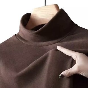 加厚打底衫 t恤女保暖内衣半高领双面德绒秋冬季 清仓秋衣长袖 特价