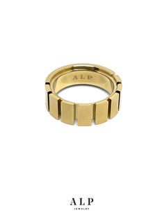 官方ALP JEWELRY征服系列复古肌理感戒指双面原创设计中性风指环