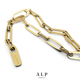 ALP JEWELRY官方正品 早安系列轻奢百搭中性粗链条锁骨项链礼物