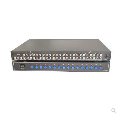 仝丽 TL1601 AV切换器16进1出 16口音视频切换器 十六进一出