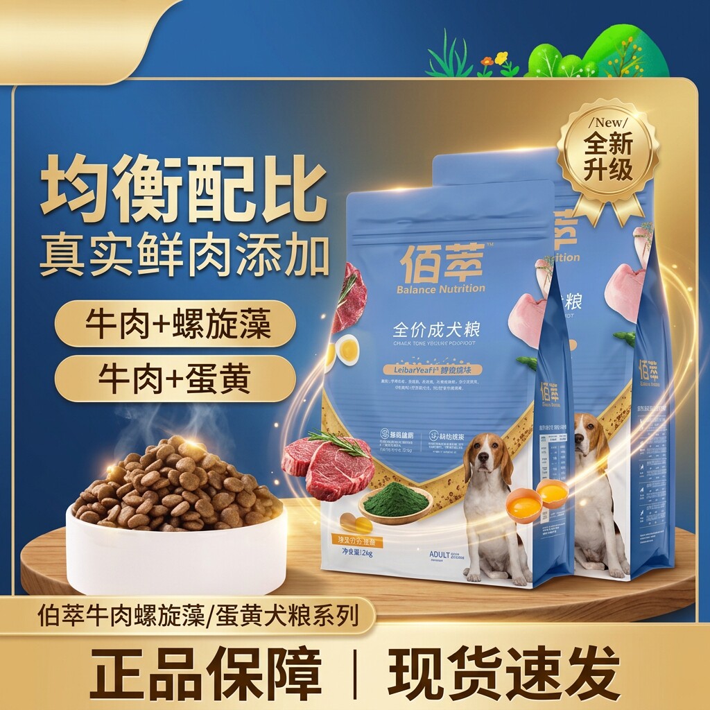 佰萃牛肉高蛋白通用主食狗粮图片