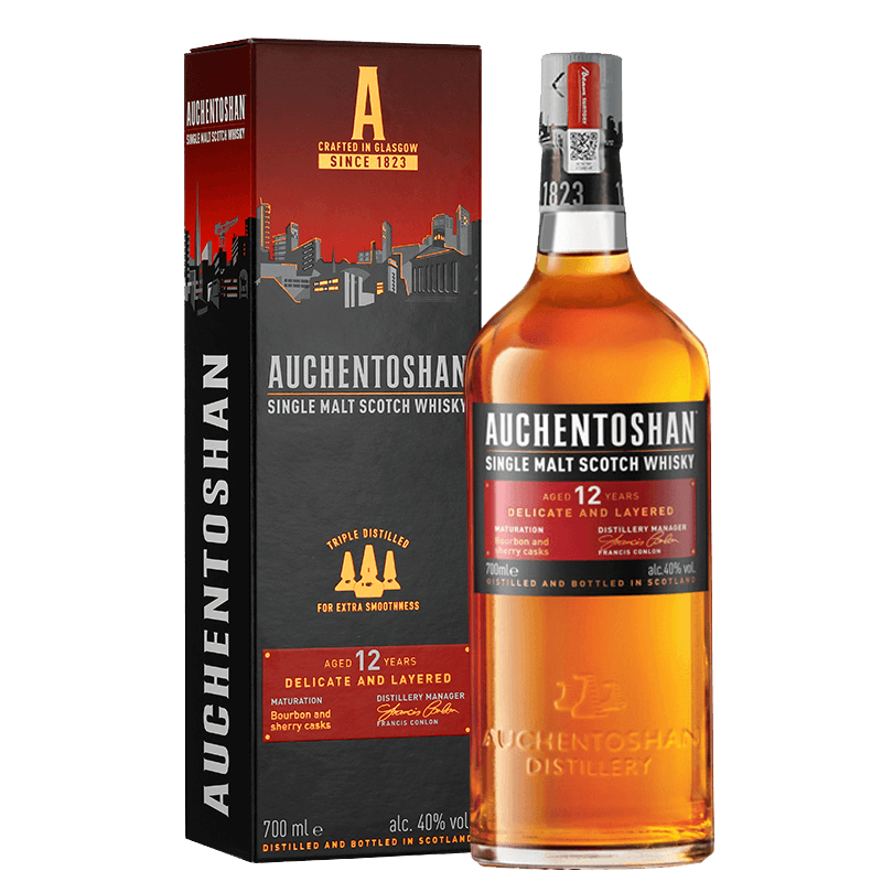 欧肯特轩12年单一麦芽威士忌 Auchentoshan Lowland 低地产区洋酒