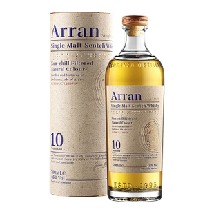 艾伦Arran10波本桶甄选25年雪莉桶麦克摩单一麦芽威士忌洋酒进口