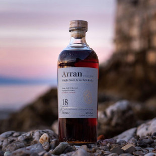 进口洋酒行货700ml新版 艾伦18年单一麦芽威士忌苏格兰原装 Arran