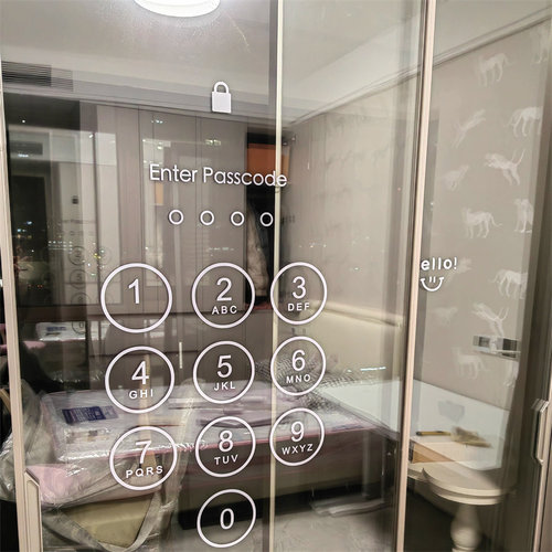 创意店铺门玻璃门防撞镂空贴纸