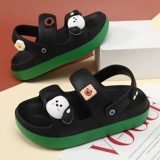 Tide, летние сандалии, обувь, нескользящие модные тапочки на платформе, пляжные слайдеры, коллекция 2023, популярно в интернете, мягкая подошва