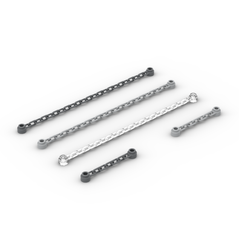 适用于乐高MOC零件60169配件92338链锁围栏铁链条长锁链积木玩具