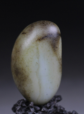 和田玉白玉籽料 181.3克正宗新疆和田天然褐皮白玉籽玉原料把件