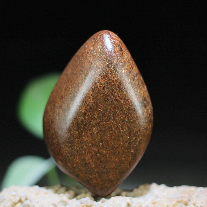 新疆和田玉133.5克红沁籽料原石手把件珠宝玉石籽玉原籽毛料独籽