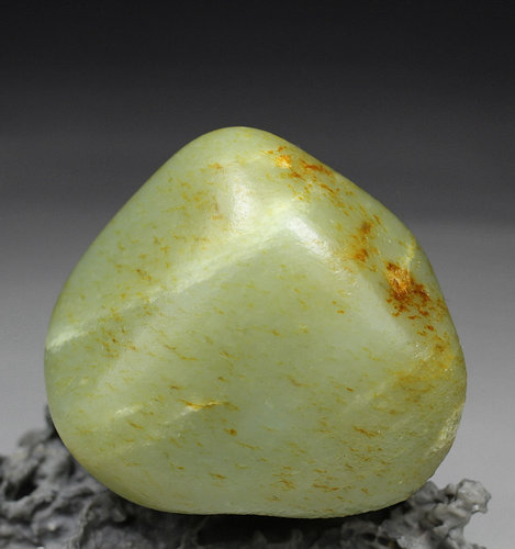 和田玉籽料原石400.3克正宗新疆和田细腻大块撒金皮青白籽玉籽料