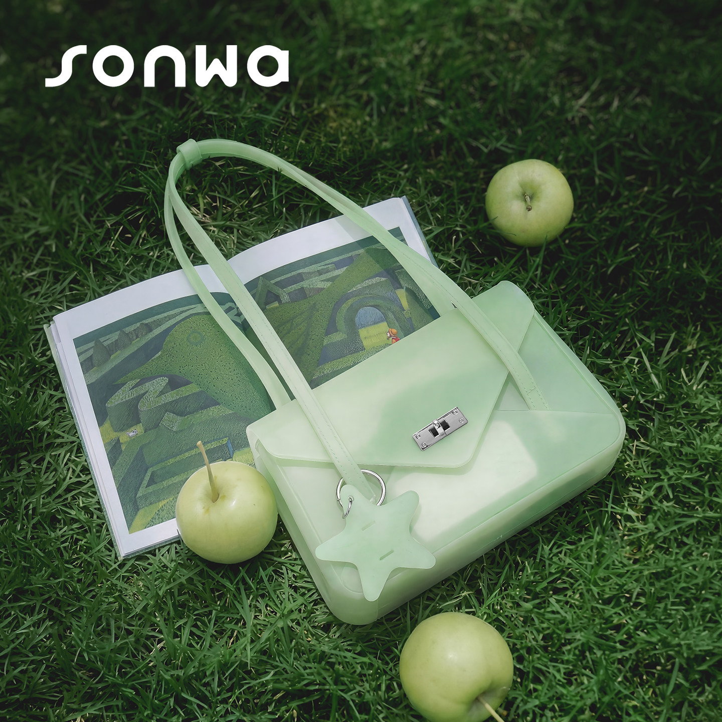 SONWA/原创可可的信果冻腋下包