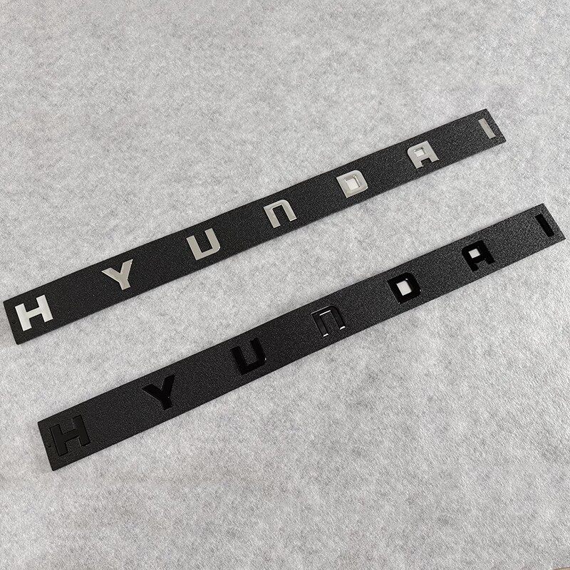 适用于现代伊兰特IX35索纳塔途胜悦动车标HYUNDAI 英文标分体贴标