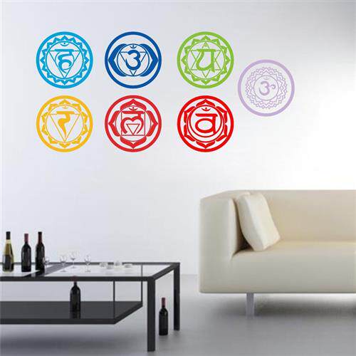速卖通爆款曼陀罗瑜伽om冥想象征家庭装饰墙贴精雕贴纸来图定制