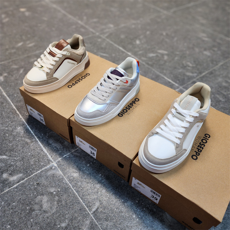 西班牙轻奢GP女子春秋拼色牛皮运动鞋板鞋工装商务休闲鞋时尚时装