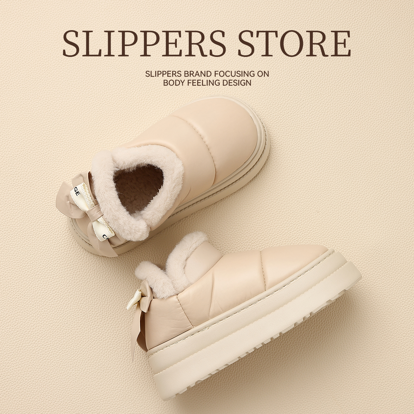 高帮棉拖鞋女士冬季2025防滑防水