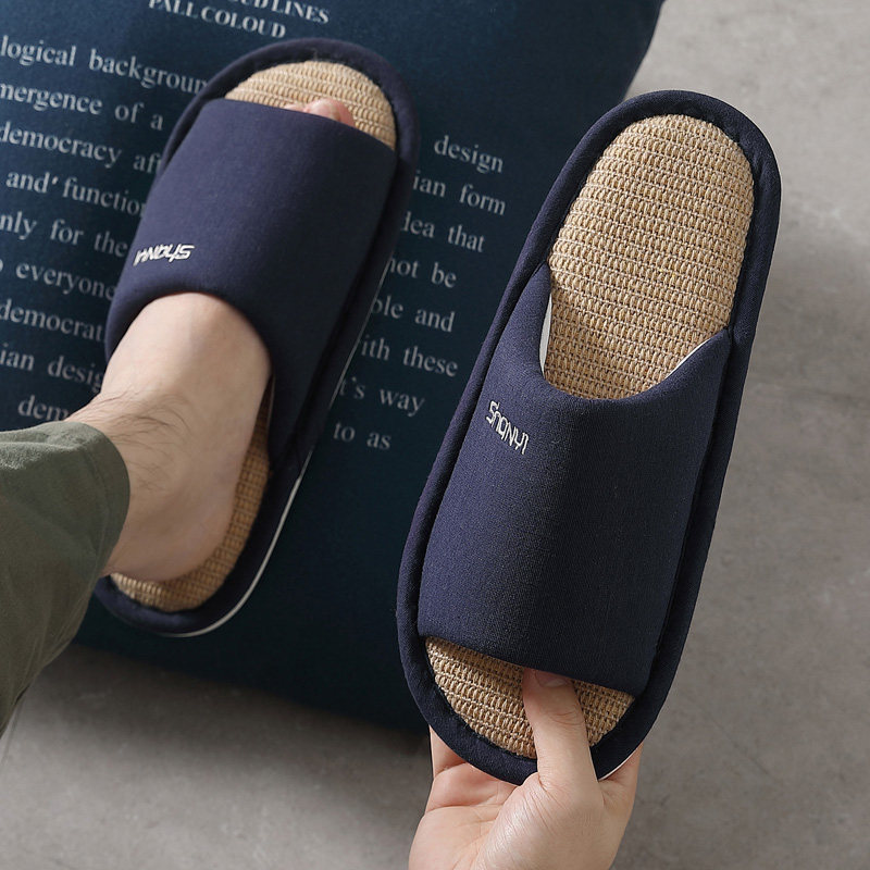 亚麻拖鞋男士2026新款居家室内防滑防臭透气耐磨踩屎感凉拖鞋女款,居家布艺,居家亚麻拖鞋,淘宝优惠券,粉丝福利购,淘宝优惠卷
