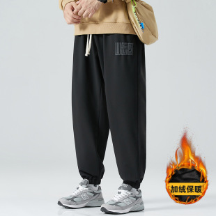 子男运动卫裤 宽松春天裤 胖子男装 加大加肥休闲长裤 大码 春秋款 男裤
