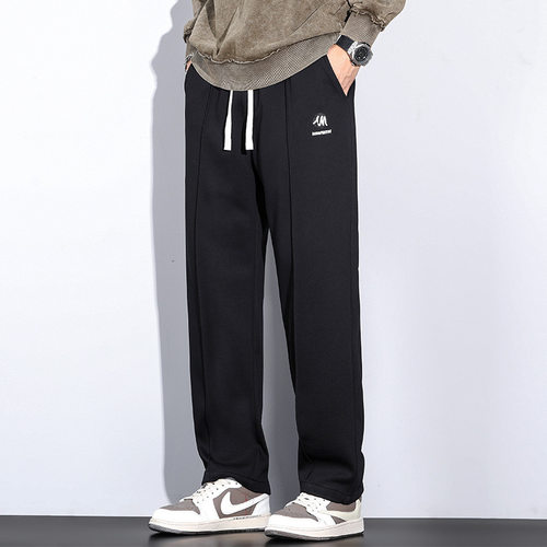 胖子男装休闲裤春秋大号休闲裤子